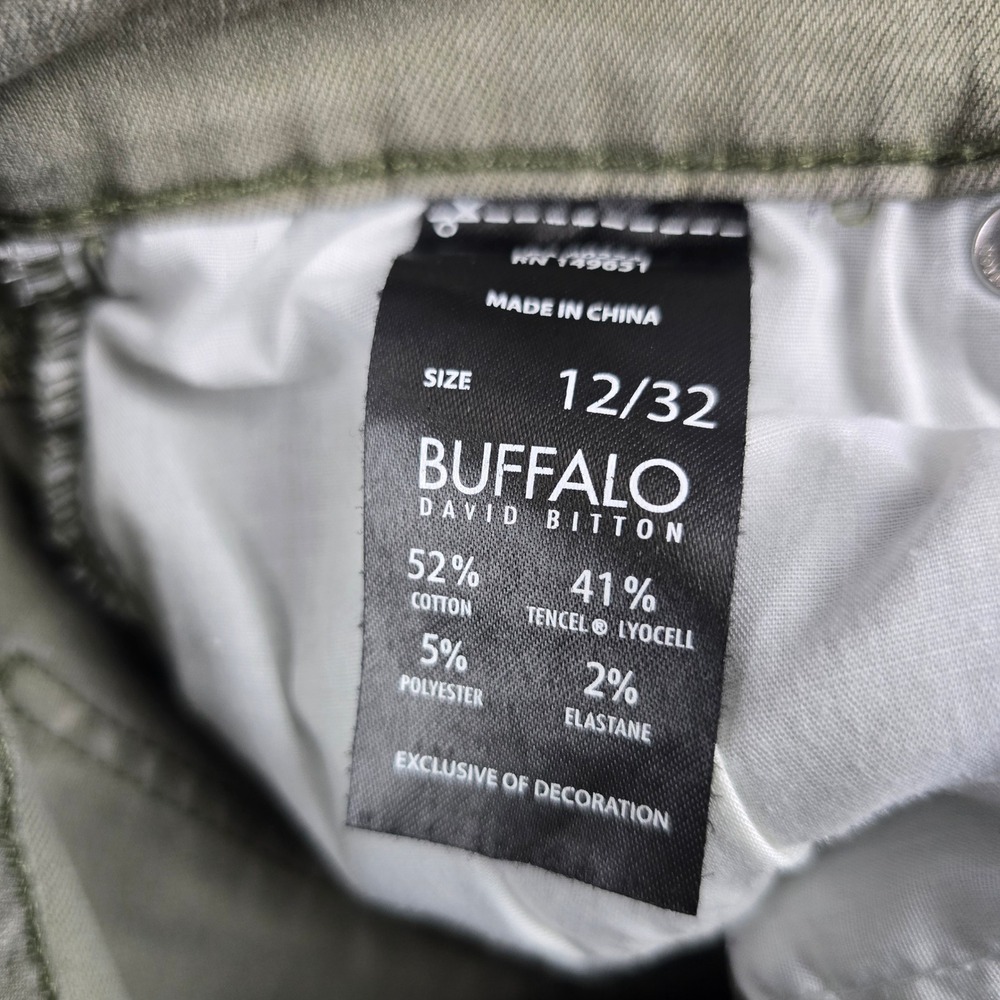 Buffalo David Bitton Havana Jeans Womens 12/32 Olive Green High Rise Skinny Pant - Picture 8 of 9